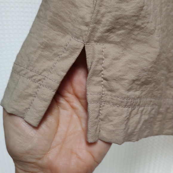 High neck blouse tan S - Picture 6 of 6